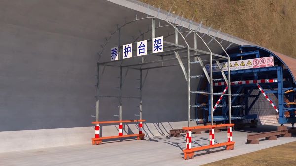 白山隧道施工动画制作公司 - 隧道施工工艺和施工方法 - 隧道施工汇报动画视频 - bim 工程施工动画